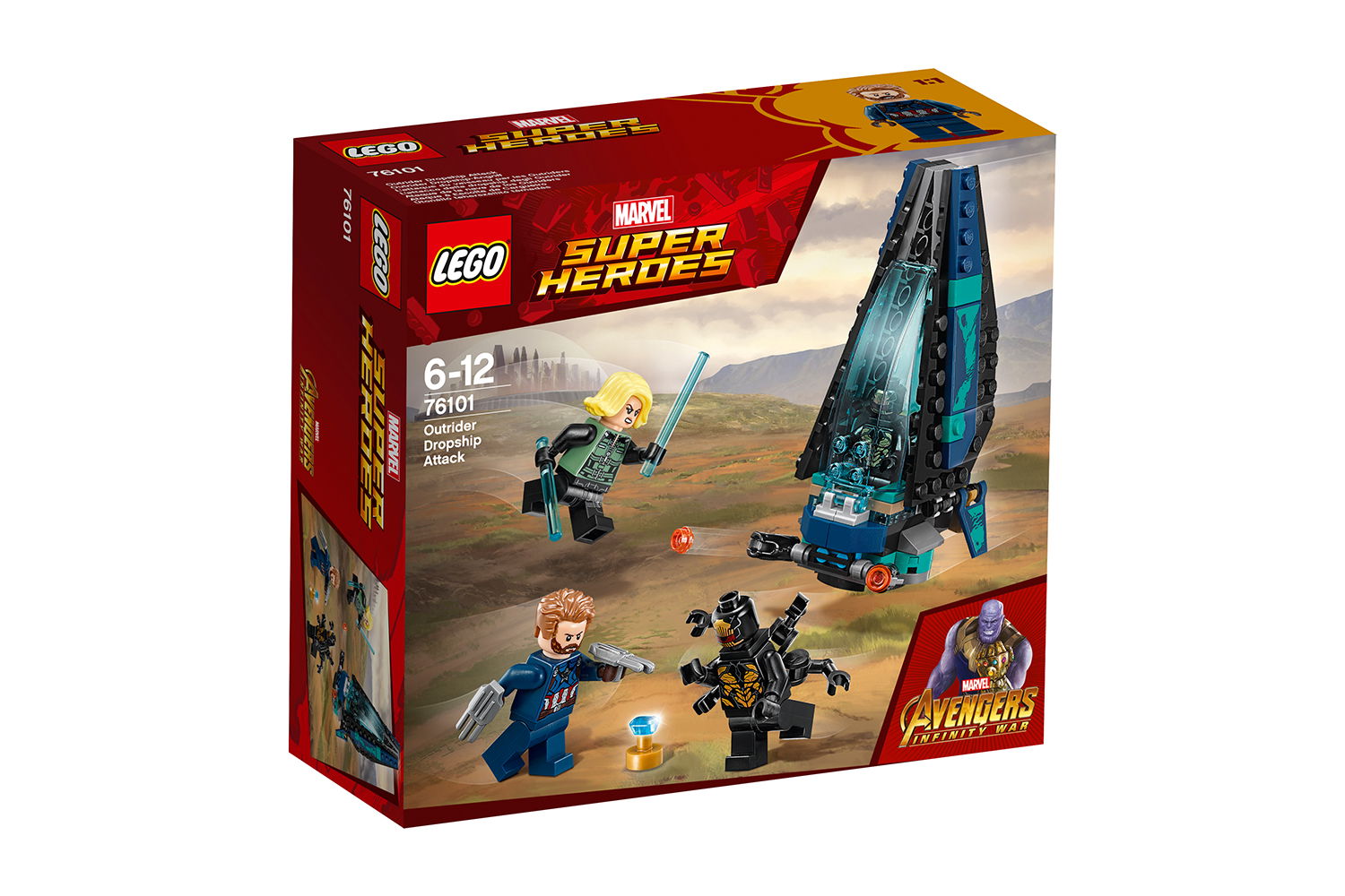 LEGO® Marvel Super Heroes Outrider Dropship-Attacke