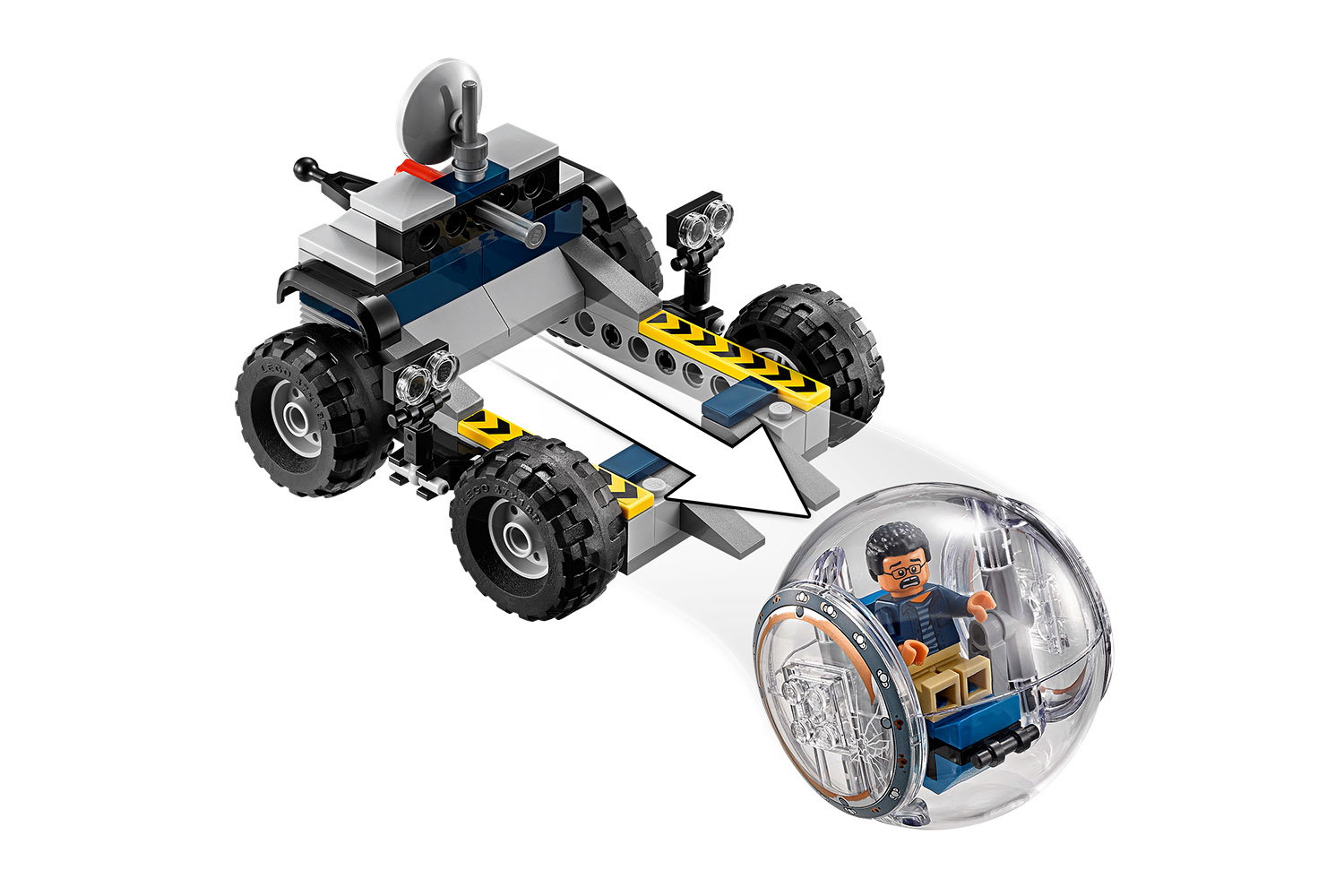 LEGO® Jurassic World™ Carnotaurus - Flucht in der Gyrosphere