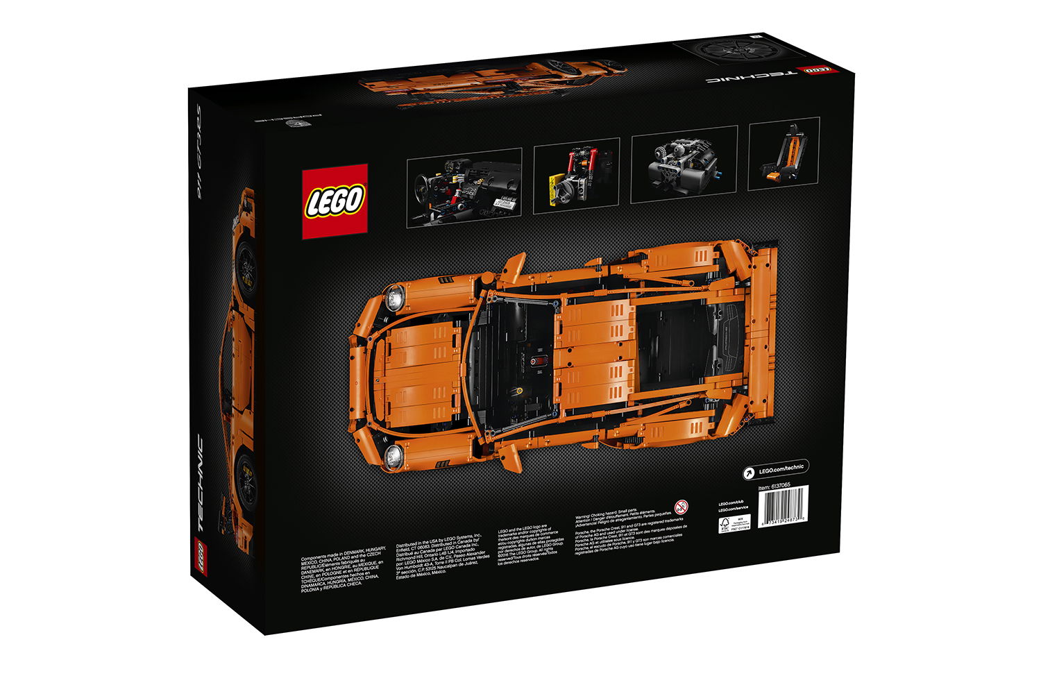 LEGO® Technic Porsche 911 (991) GT3 RS オレンジ
