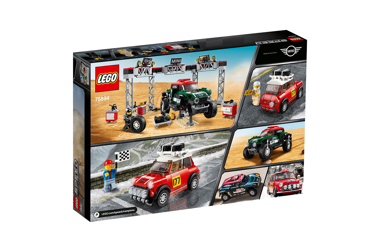 LEGO® Speed Champions 1967 Mini Cooper S Rallye and Mini John Cooper Works Buggy