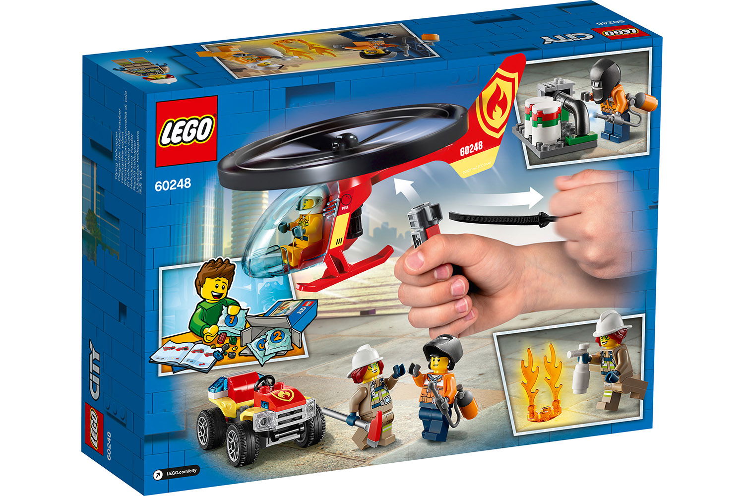 LEGO® City Einsatz mit dem Feuerwehrhubschrauber