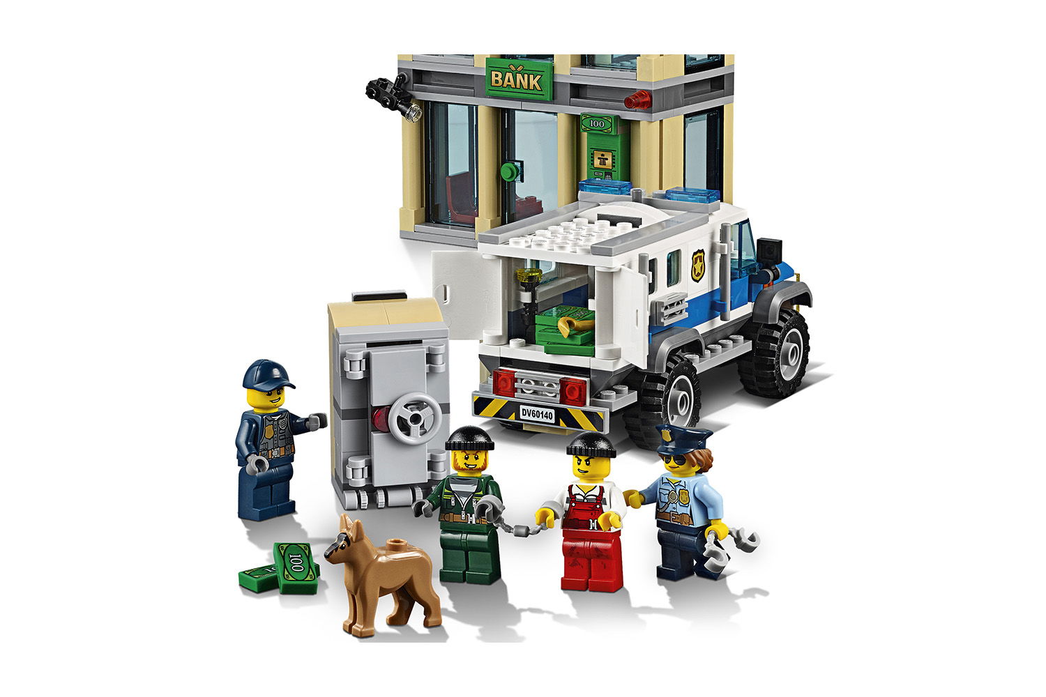 LEGO® City Bankraub mit Planierraupe