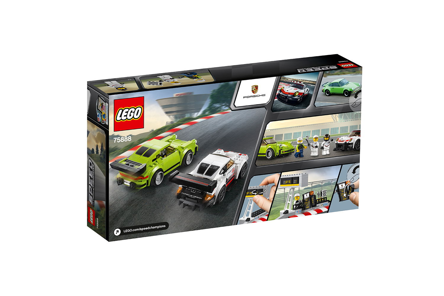 LEGO® Speed Champions Porsche 911 RSR #1 & 911 Turbo 3.0