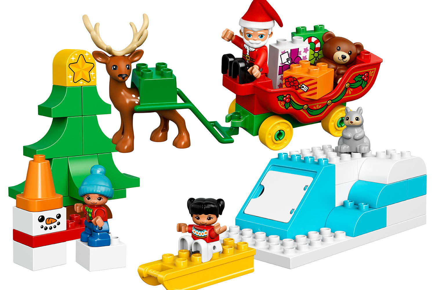 LEGO® DUPLO® Winterspaß mit dem Weihnachtsmann