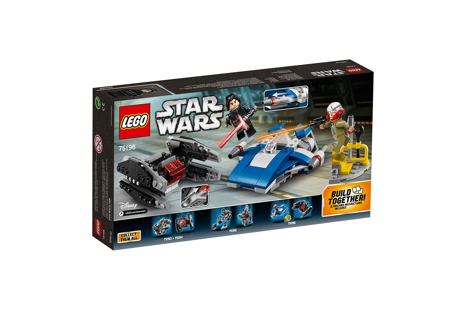 LEGO® Star Wars™ A-Wing™ vs. TIE Silencer™ Microfighters