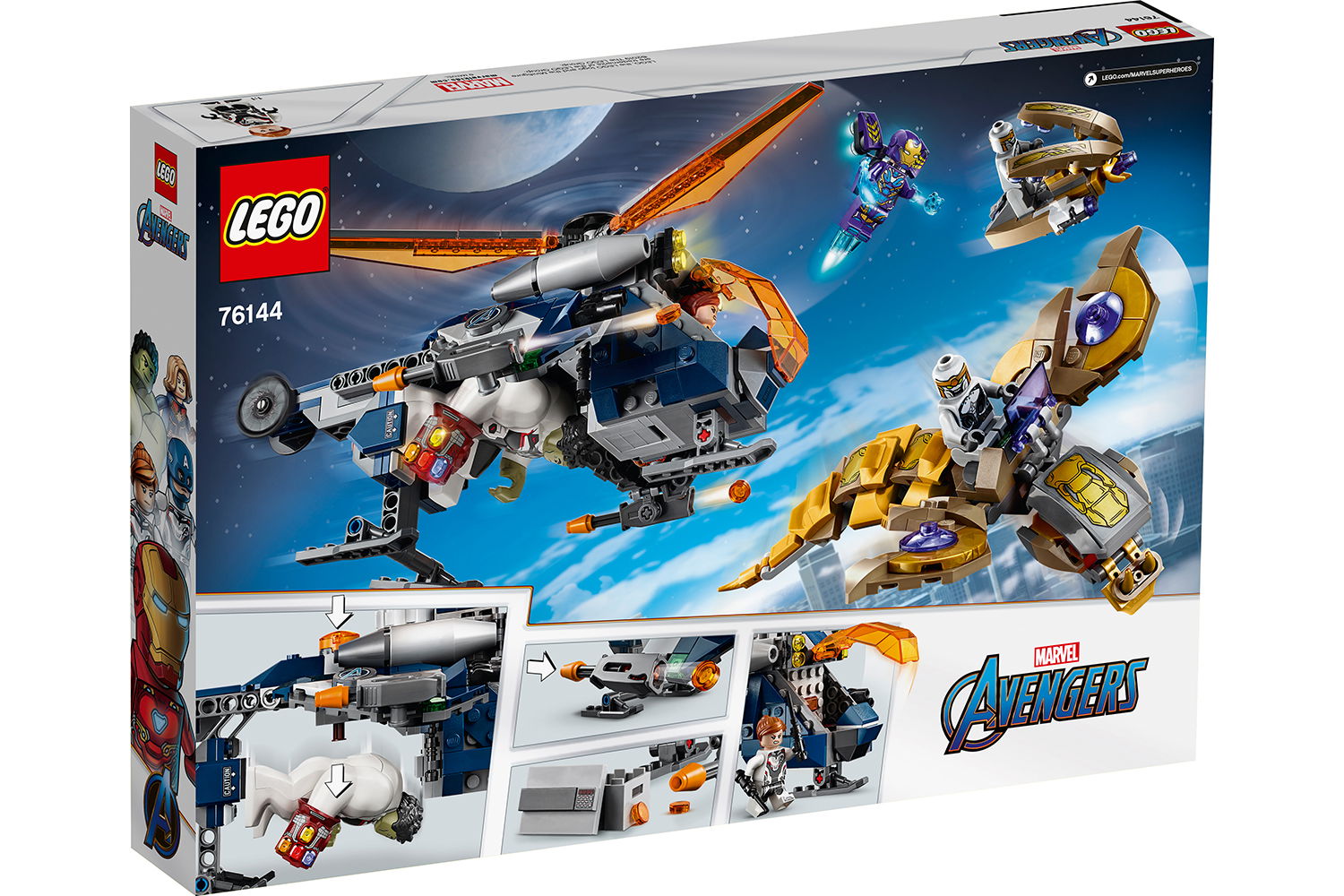 LEGO® MARVEL Avengers Hulk Helikopter Rettung