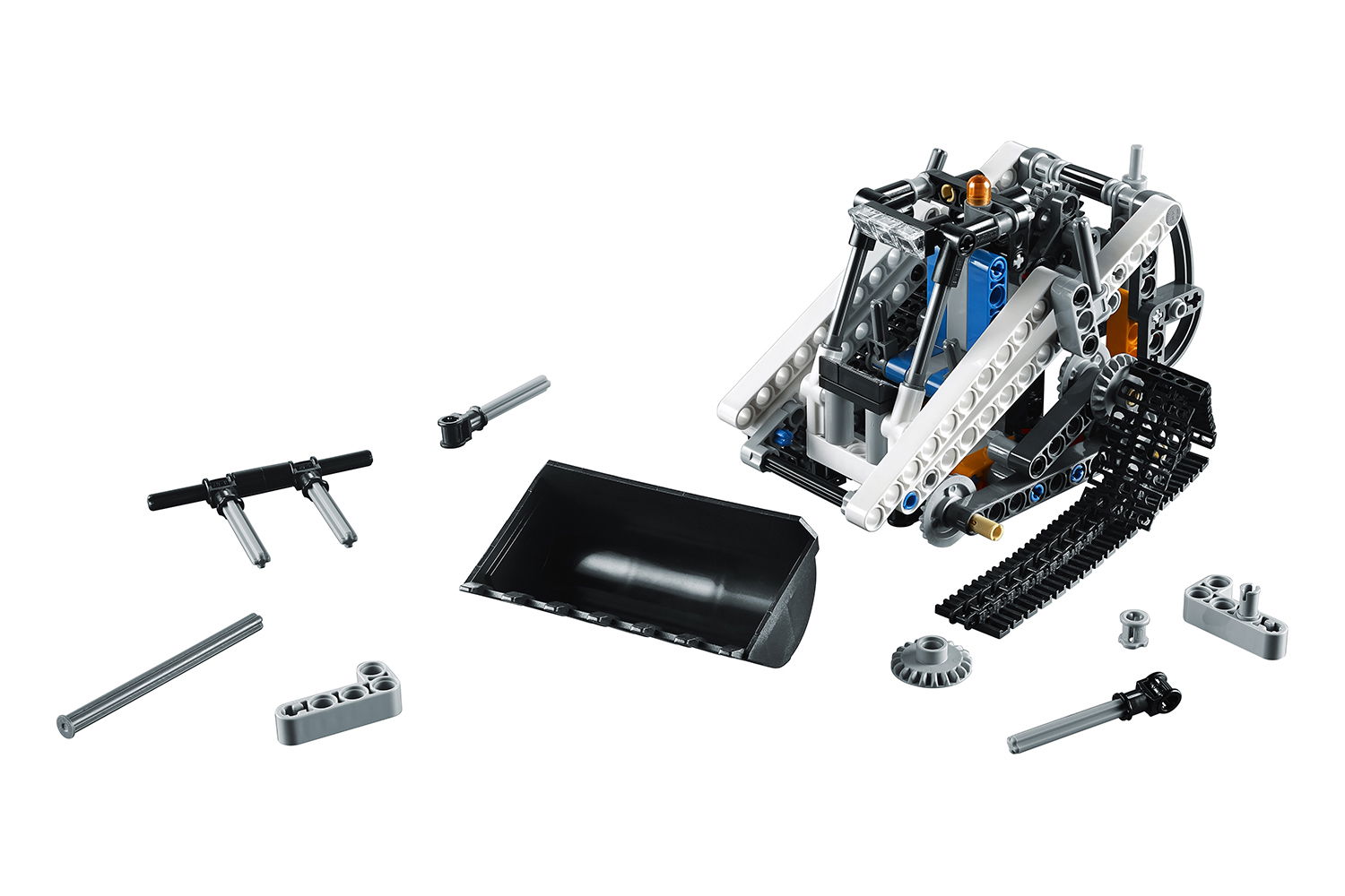 LEGO® Technic Loader sur chenilles Compact blanc / gris