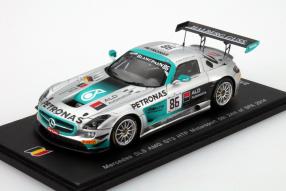 Mercedes SLS AMG HTP Motorsport Spa 2014 in 1:43