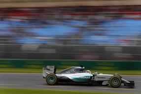 Lewis Hamilton und der W06 in Australien 2015