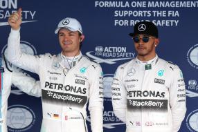 Nico Rosberg, Lewis Hamilton, Sotchi 2015