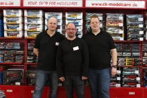 Das Team von ck-modelcars zur Retro Classics 2016