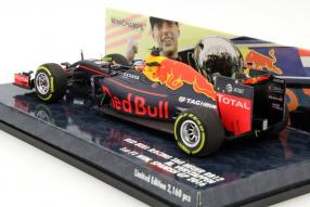 Modellauto Max Verstappen Red Bull 2016 1:43