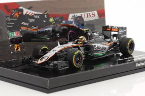 Sergio Perez Modellautos 1:43 Formel 1 2016