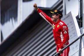 Sebastian Vettel siegt auf Ferrari in Belgien 2018 / Vettel wins with #Ferrari at #BelgianGP 2018 