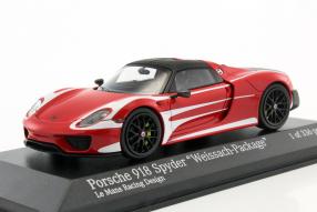 Minichamps Porsche 918 Sypder 2015 1:43 lim 336 pcs 
