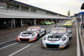Podium: KÜS Team75 Bernhard Hockenheimring 2018
