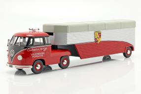 Schuco Porsche Renntransporter Volkswagen T1 Modellautos 1:43