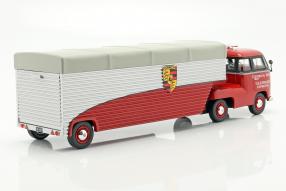 Porsche Renntransporter Volkswagen T1 Modellautos 1:43