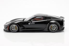 miniatures Chevrolet Corvette C7 Prior Design 2019 1:18