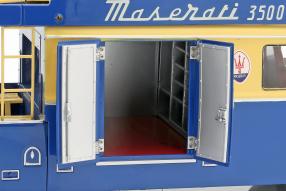 modelcars Fiat Bartoletti Renntransporter 642RN2 Maserati 1:18