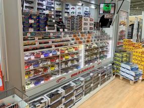 ck-modelcars.de auf der Retro Classics 2020, Eingang Halle 4, copyright Foto: CK