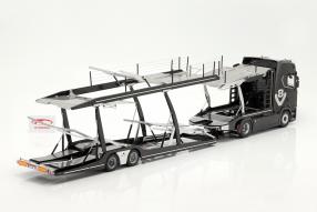 Set Scania V8 730 S mit Auflieger Lohr 1:18 NZG