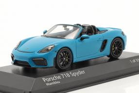 modelcars Porsche 718 Boxster Spyder 2020 1:43 