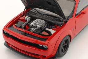 diecast miniatures Dodge Challenger SRT Demon 2018 1:18