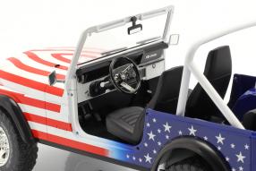 Modellautos Airwolf Jeep CJ Santini Air 1982 1:18 Greenlight