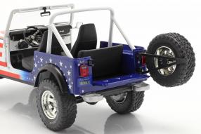 Airwolf diecast miniatures Jeep CJ Santini Air 1982 1:18 Greenlight
