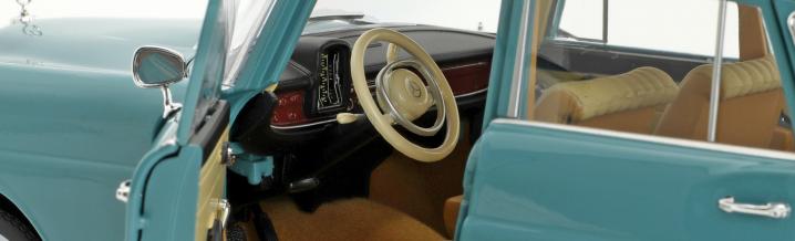Große Klasse, kleine Flosse: Mercedes-Benz 200 aus 1966 von Norev