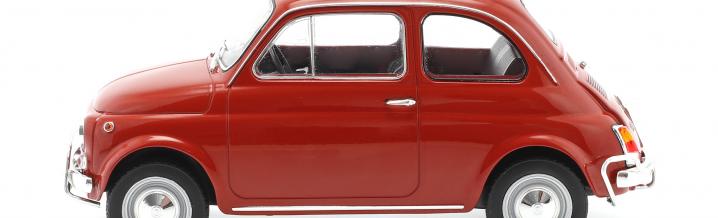 With a sliding roof into the sunny week: Fiat 500 L from Norev