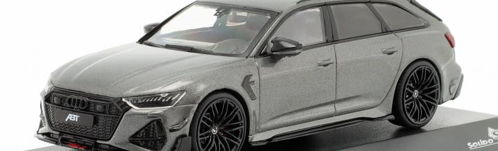 A special kind of family station wagon of the - the Audi RS6-R from the label Solido in two exciting colors 