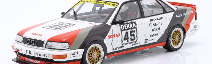The first title defense in DTM history: Frank Biela in the Audi V8 quattro DTM