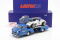 Set: Mercedes-Benz racing transporter blue Wonder With Mercedes-Benz W196 #12 1:18 WERK83