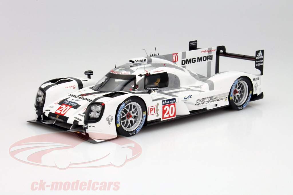 自動車 Porsche 919 Hybrid #14 2014 Spark 1/43 Porsche 919 Hybrid 2014 Model - 2nd race at Le Mans