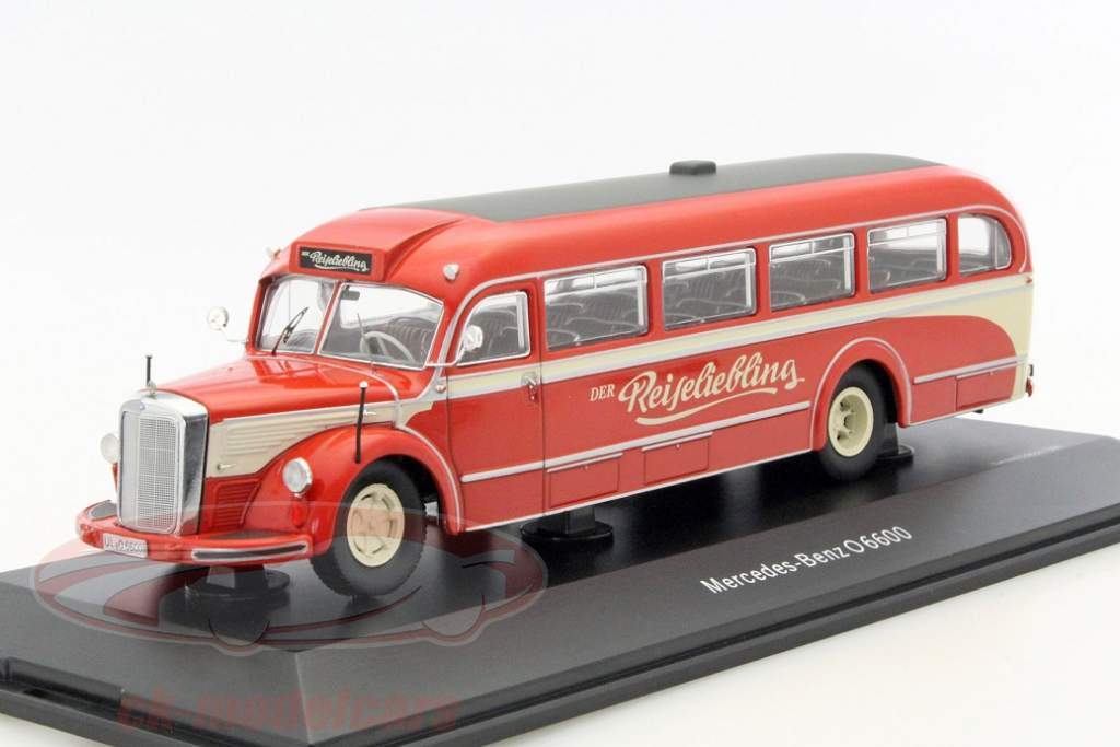 SCHUCO 02746 - BUS MERCEDES BENZ O 6600 FLUGHAFEN RHEIN-MAIN JACOBS KAFFEE 1/43