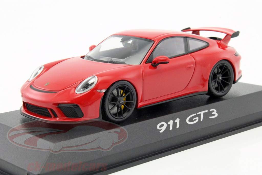 希少1/18MINIAHAMPS PORSCHE 911 GT3 2017 Minichamps presents the new Porsche 911 GT3