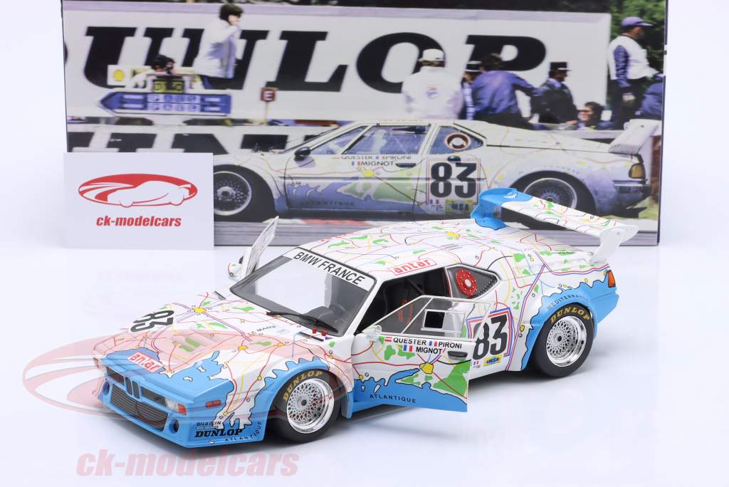 1/43 スパーク BMW M1 1980 LM Map of France Carte de France - BMW M1 Art Car Le Mans 1980