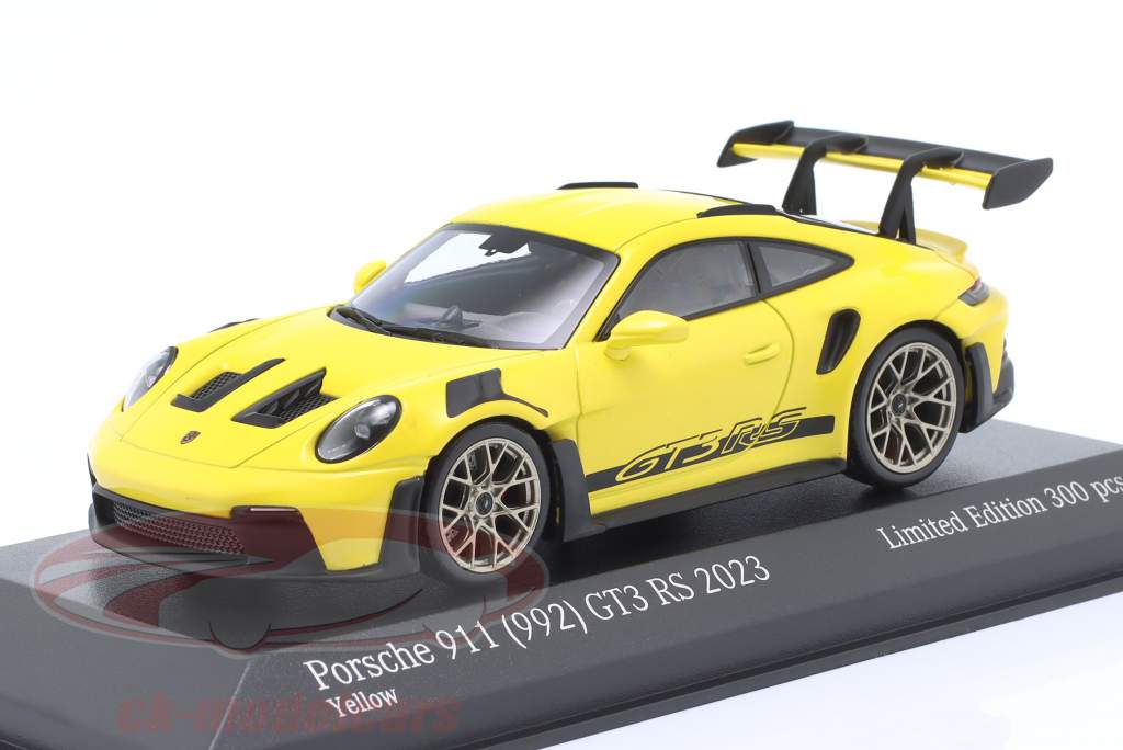 MINICHAMPS Porsche 911 RS 1995 イエロー1/43 MINICHAMPS 1/43 Porsche 911 RS Cup 1995 #2 Yellow Shell