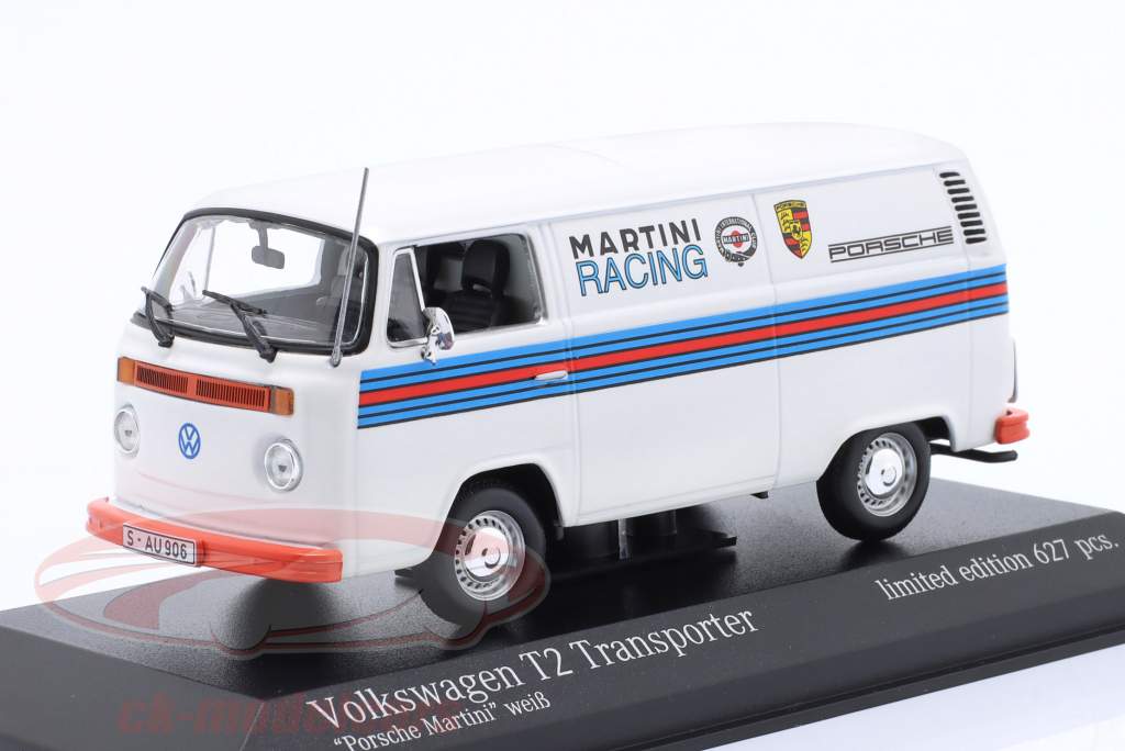 Vw combi t2 martini porsche team assistance safari rally ixo 1/43 - Collection