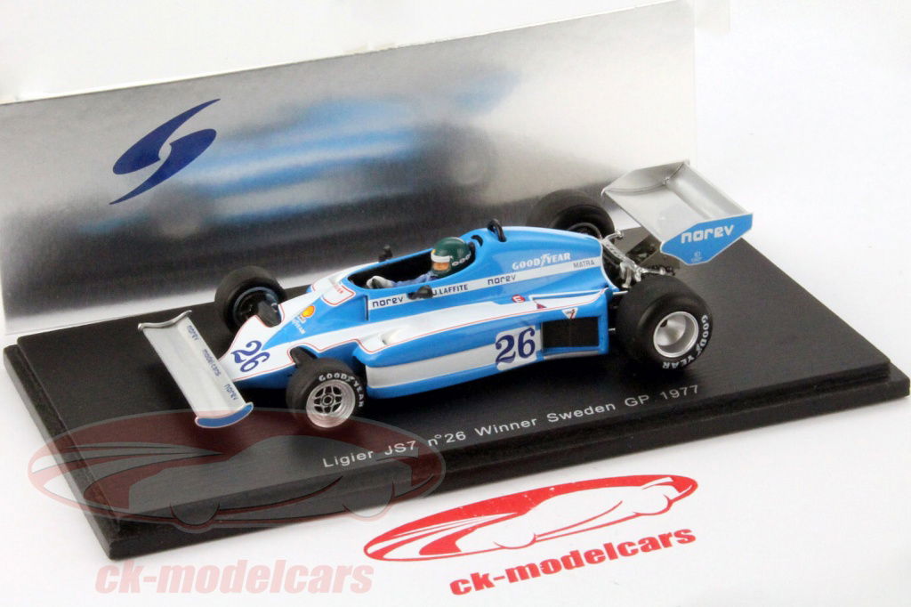 リジェ JS19 #26 J.Laffite 1982　Spark 1/43 Spark 1:43 Jacques Laffite Ligier JS19 #26 オーストリア GP