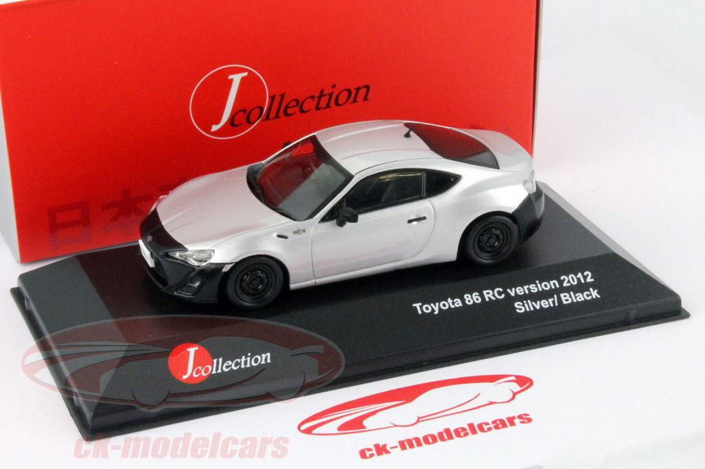 (未使用･未開封品)エブロ 1/43 TOYOTA 86 RC SILVER 完成品 JCollection 1:43 Toyota 86 RC Version Year 2012 silver