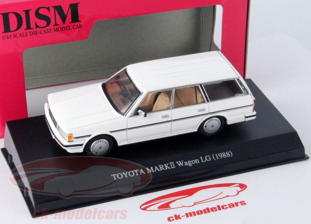 DISM 1/43 トヨタ マークⅡ ワゴン LG 1988 Dism 1:43 Toyota Mark II Wagon LG Year 1988 white GX70G