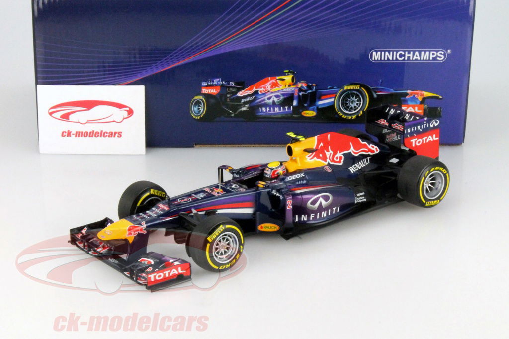 Minichamps 1:18 M. Webber Infiniti Red Bull Racing RB9 #2