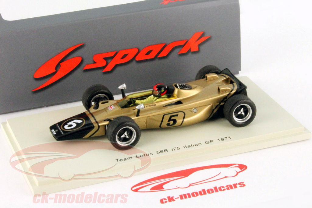 spark 1/43 Team Lotus 56B Italian GP 1971 #5 Emerson Fittipaldi