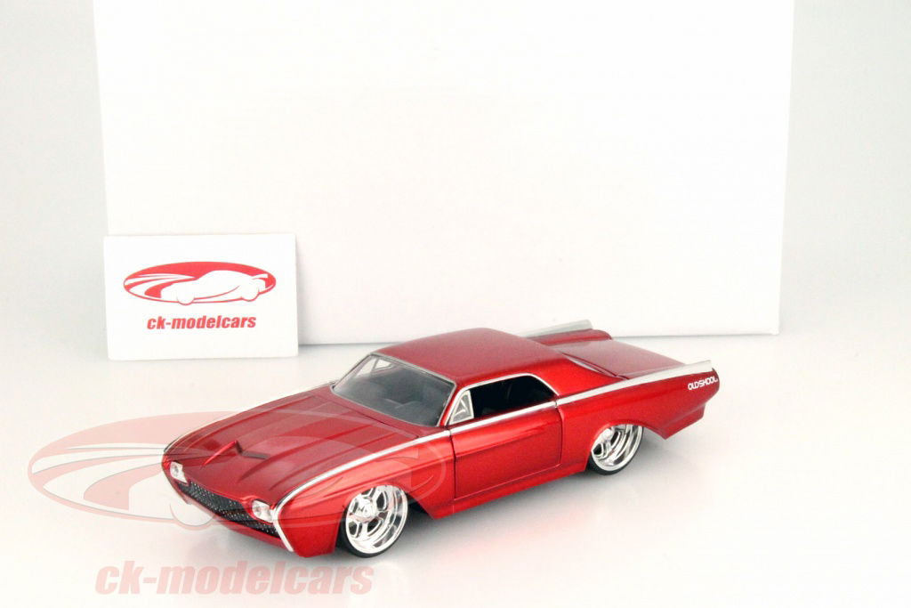 Jadatoys 1:24 Ford Thunderbird Year 1963 red 90361 model car