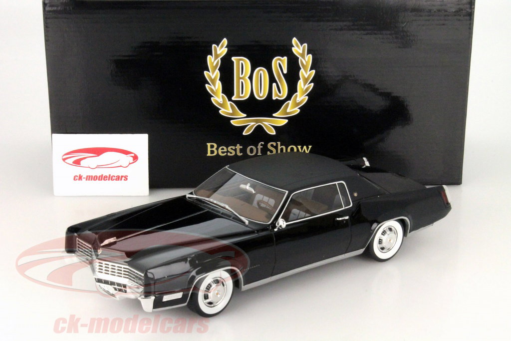 BoS-Models 1:18 Cadillac Eldorado Year 1967 black / brown BOS064