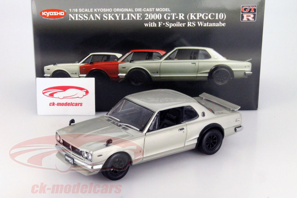 Kyosho 1:18 Nissan Skyline 2000 GT-R KPGC10 with F-spoiler