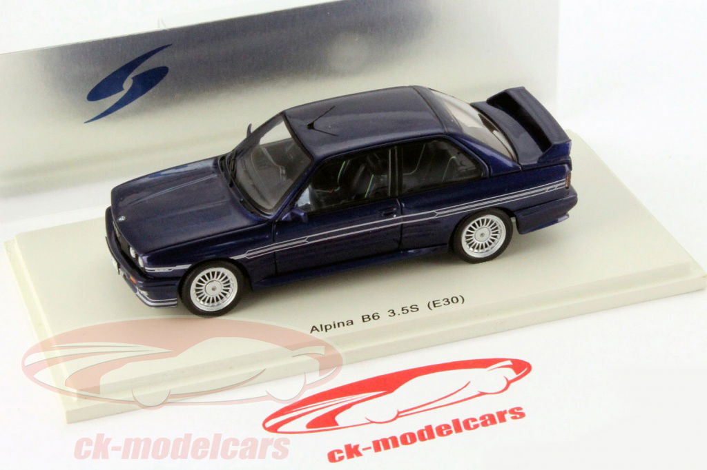 Alpine B6 Coupe 2006 ミニカー　1/43 Spark 1:43 BMW Alpina B6 3.5S (E30) dark blue metallic S2805